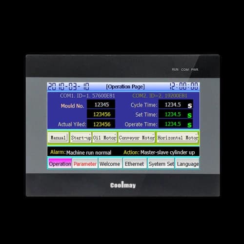 Coolmay EX3S-8070H-44MT 7.0" HMI+PLC All-in-One Controller