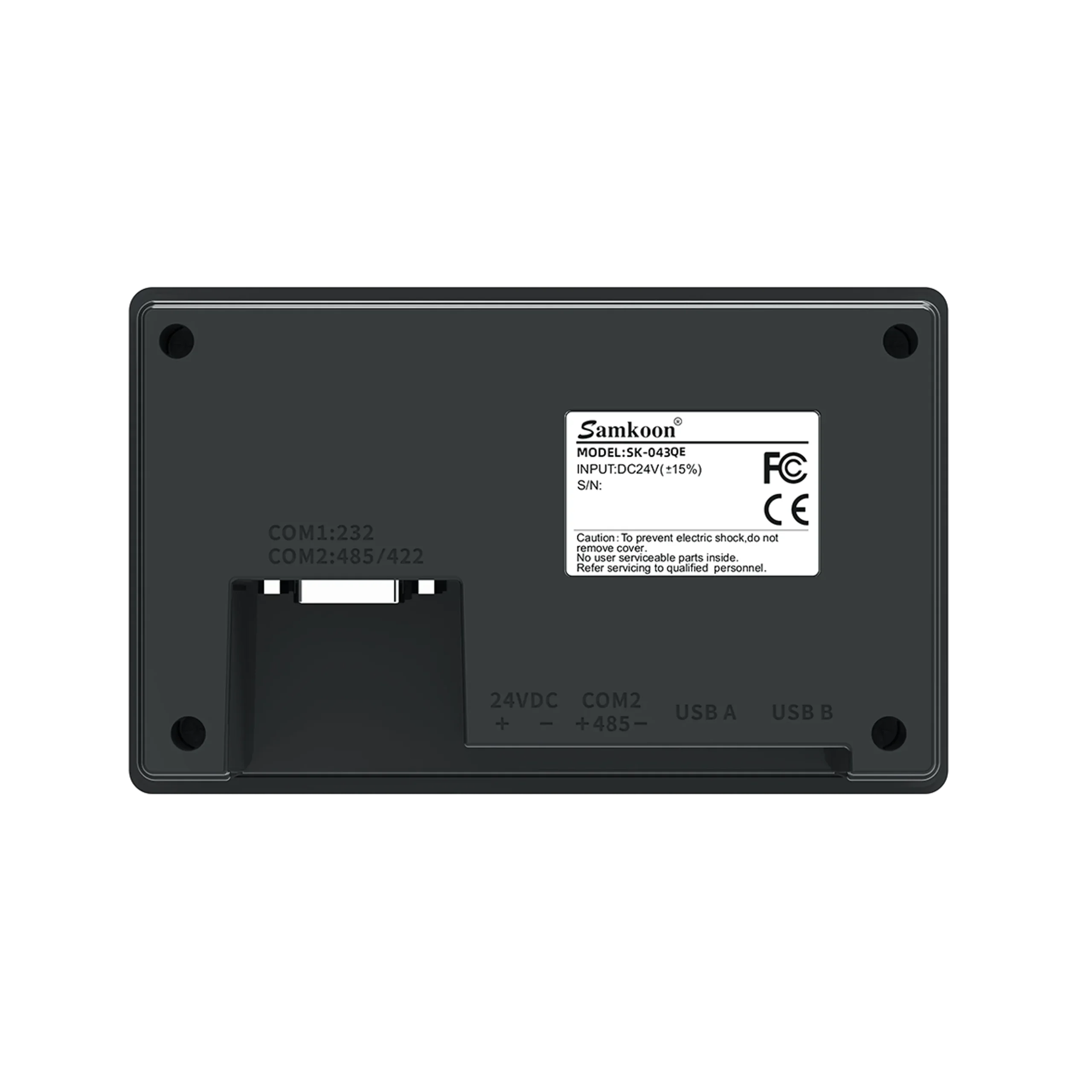 Samkoon SK-043QE 4.3" HMI Touchscreen - Rear Panel