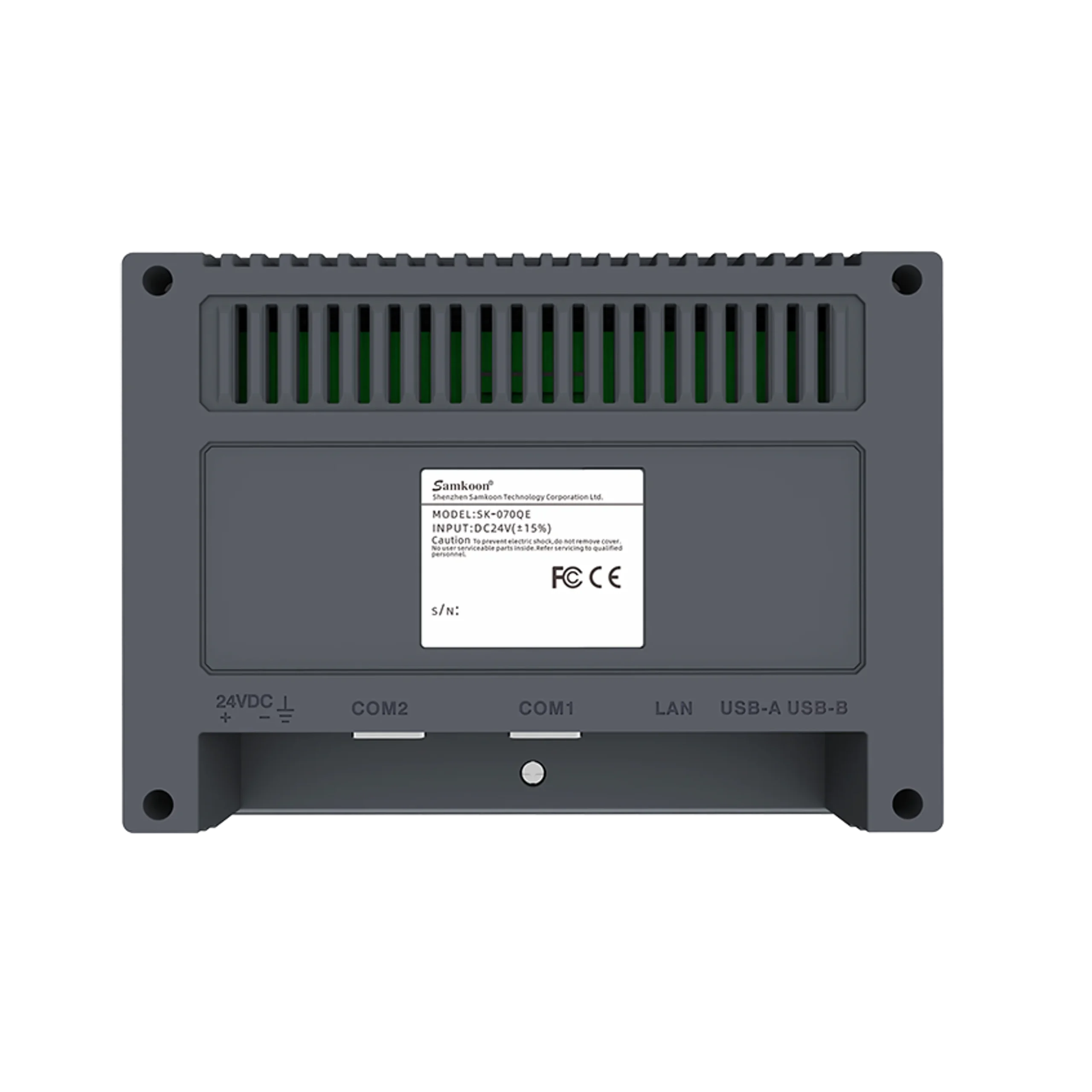Samkoon SK-070QE 7" HMI Touchscreen - Rear Panel